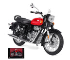 Royal Enfield Classic 350 1:15 Scale Model Motorcycle with Pull-Back Motor, Interchangeable Fuel Tanks & Dual Seat Mode – Collectible, Ages 10+
