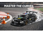 RC Drift Racing Car 1:16 Scale 4WD with LED Lights, ESP Stability Control & Extra Tires, Remote Control Car for Kids Ages 8+