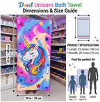 Kids Bath Towel Soft & Absorbent Cartoon Printed Bath Towel for Boys & Girls | Baby & Kids Towel | Pack of 1