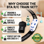 Vande Bharat Bullet Train Set – Railway Track Set with Remote Control RC & DIY Track Layouts