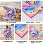 Kids Bath Towel Soft & Absorbent Cartoon Printed Bath Towel for Boys & Girls | Baby & Kids Towel | Pack of 1