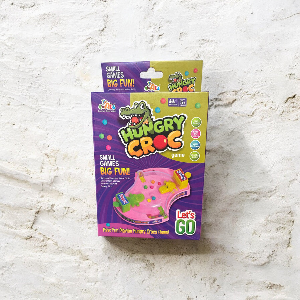 Hungry Croc Game – Small Games Big Fun! 2-Player Quick Reflex Crocodile Feeding Game | Ages 3+