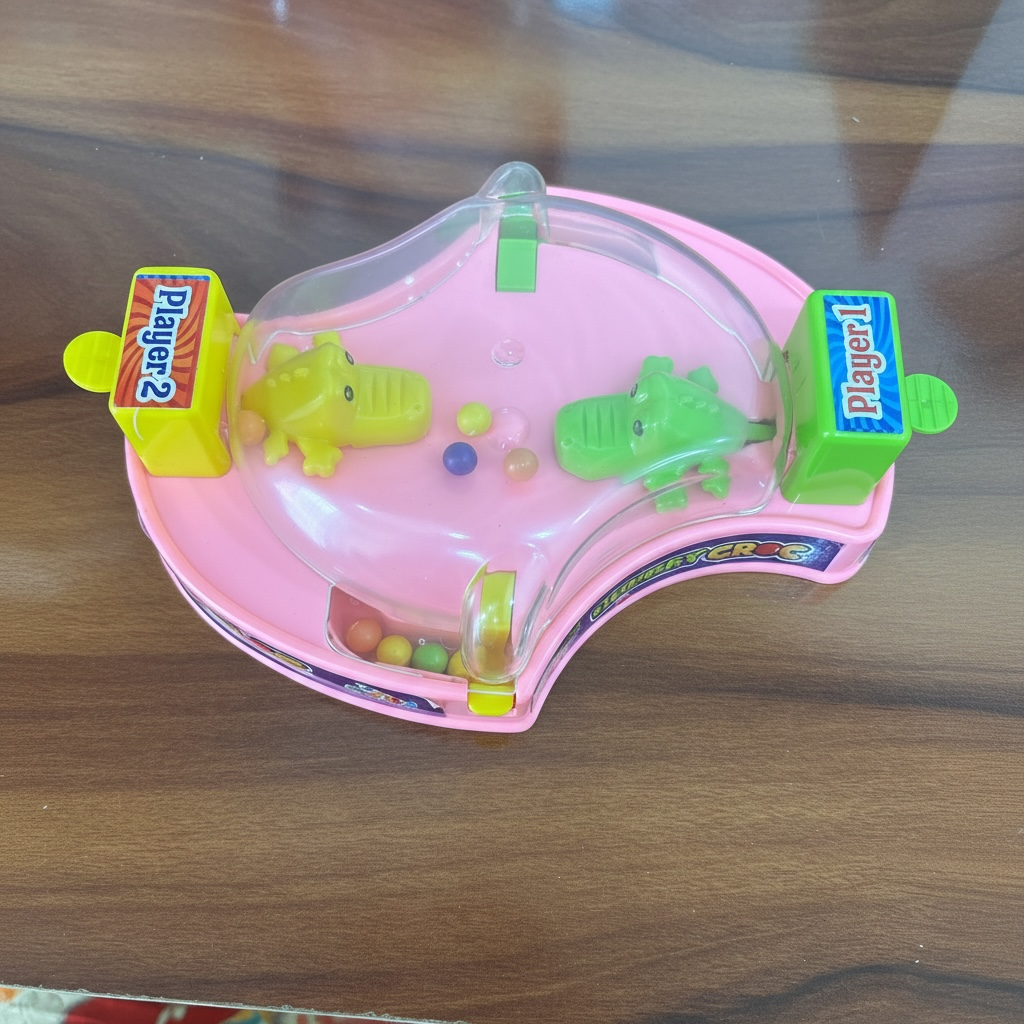 Hungry Croc Game – Small Games Big Fun! 2-Player Quick Reflex Crocodile Feeding Game | Ages 3+