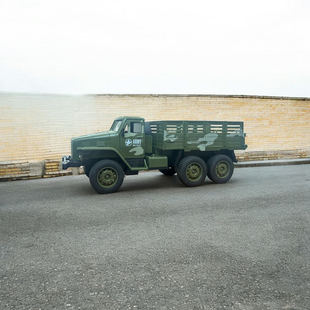 Army Military Camouflage Die-Cast Truck Set – Friction Powered simulation Model Vehicles (Set of 4)