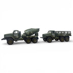 Army Military Camouflage Die-Cast Truck Set – Friction Powered simulation Model Vehicles (Set of 4)