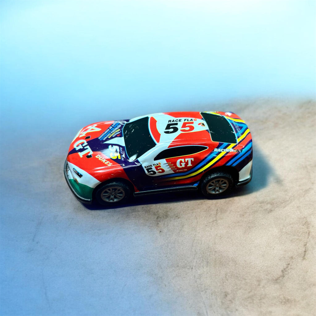 Mini Racing Cars Set – Pack of 12 Pull-Back Die-Cast Style Race Cars with Colourful Livery