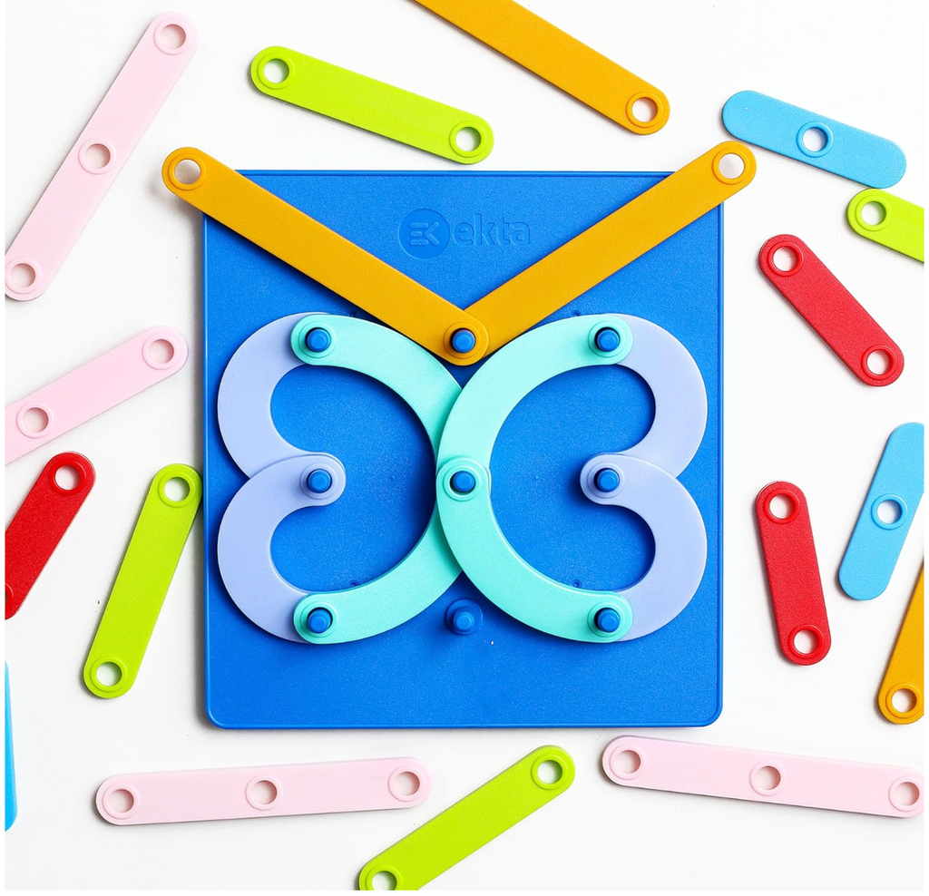 Ekta Alpha-Numeric Construction Puzzle – 29 Piece Build A to Z & 1 to 9 Montessori Learning Set | Ages 3+