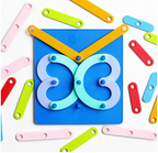 Ekta Alpha-Numeric Construction Puzzle – 29 Piece Build A to Z & 1 to 9 Montessori Learning Set | Ages 3+