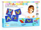 Ekta Alpha-Numeric Construction Puzzle – 29 Piece Build A to Z & 1 to 9 Montessori Learning Set | Ages 3+