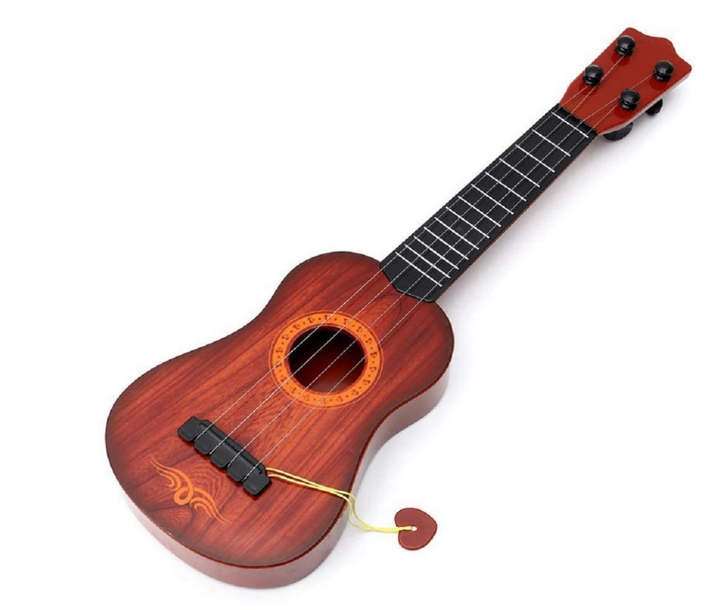 Guitar Excellent Kids Toy Guitar / Ukulele – 4 String Acoustic Simulation Mini Guitar with Pick | Beginner Musical Toy