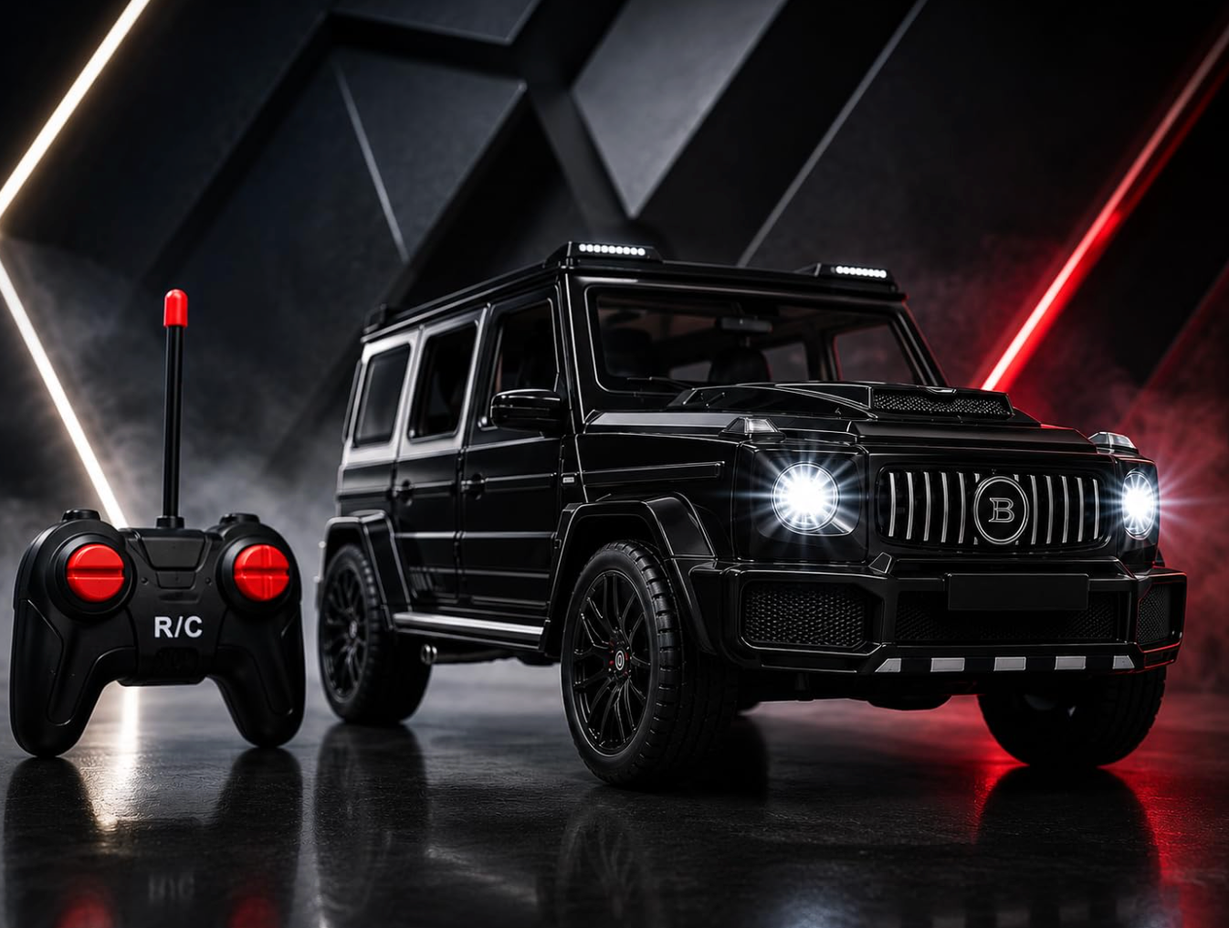 G-Wagon SUV Toy Car, Black | Remote Control