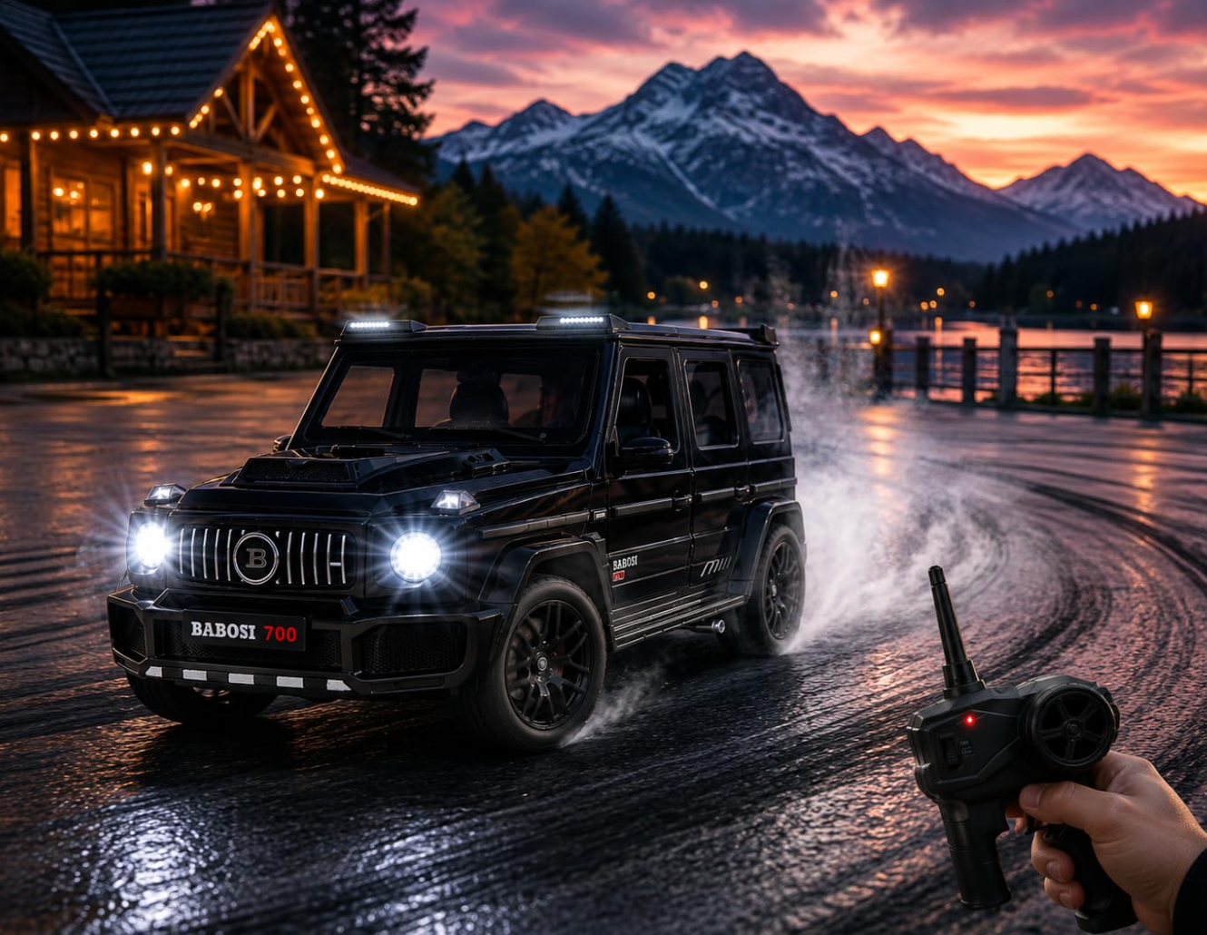 G-Wagon SUV Toy Car, Black | Remote Control