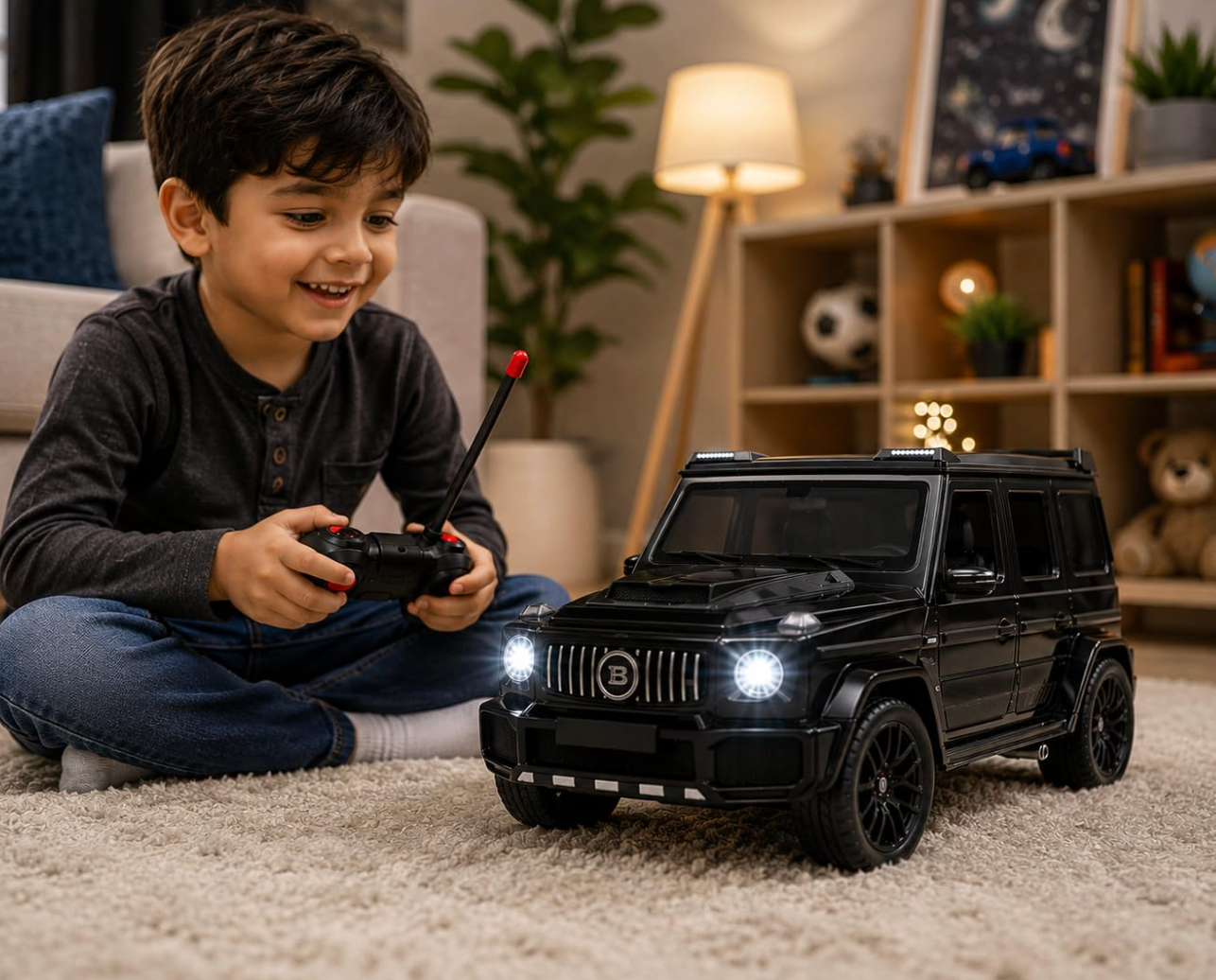 G-Wagon SUV Toy Car, Black | Remote Control