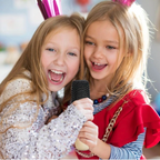 Kids Karaoke Speaker with Wireless Microphone | Voice Changer Toy with Multiple Sound Effects | Portable Music Speaker with LED Lights | Singing & Pretend Play Toy for Children