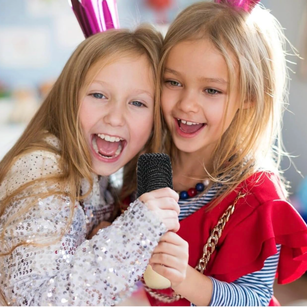 Kids Karaoke Speaker with Wireless Microphone | Voice Changer Toy with Multiple Sound Effects | Portable Music Speaker with LED Lights | Singing & Pretend Play Toy for Children