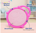 Beso Musical Flash Drum for Kids – Light-Up Toy Drum with Drumsticks, Music & Flashing Lights