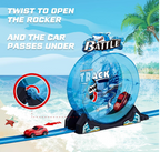Shark Track Battle Loop Car Racing Set - 23 Pcs with 360 Degree Loop, Twist-Open Rocker & 2 Cars (Ages 3+)