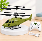 Beso Remote Control Helicopter for Kids – Rechargeable Flying Toy with Gravity Sensor & LED Lights