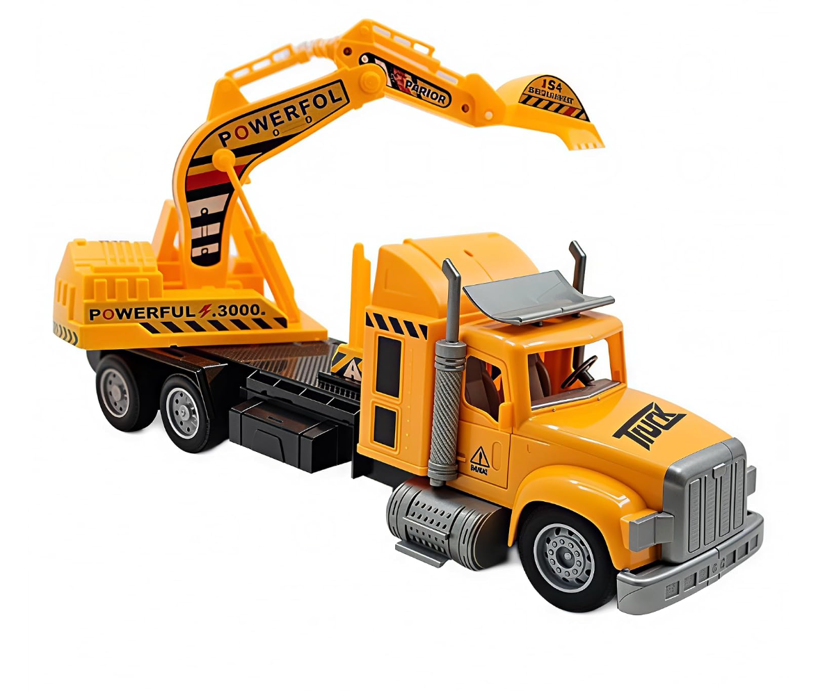 RC Crane Excavator Truck - Detail View