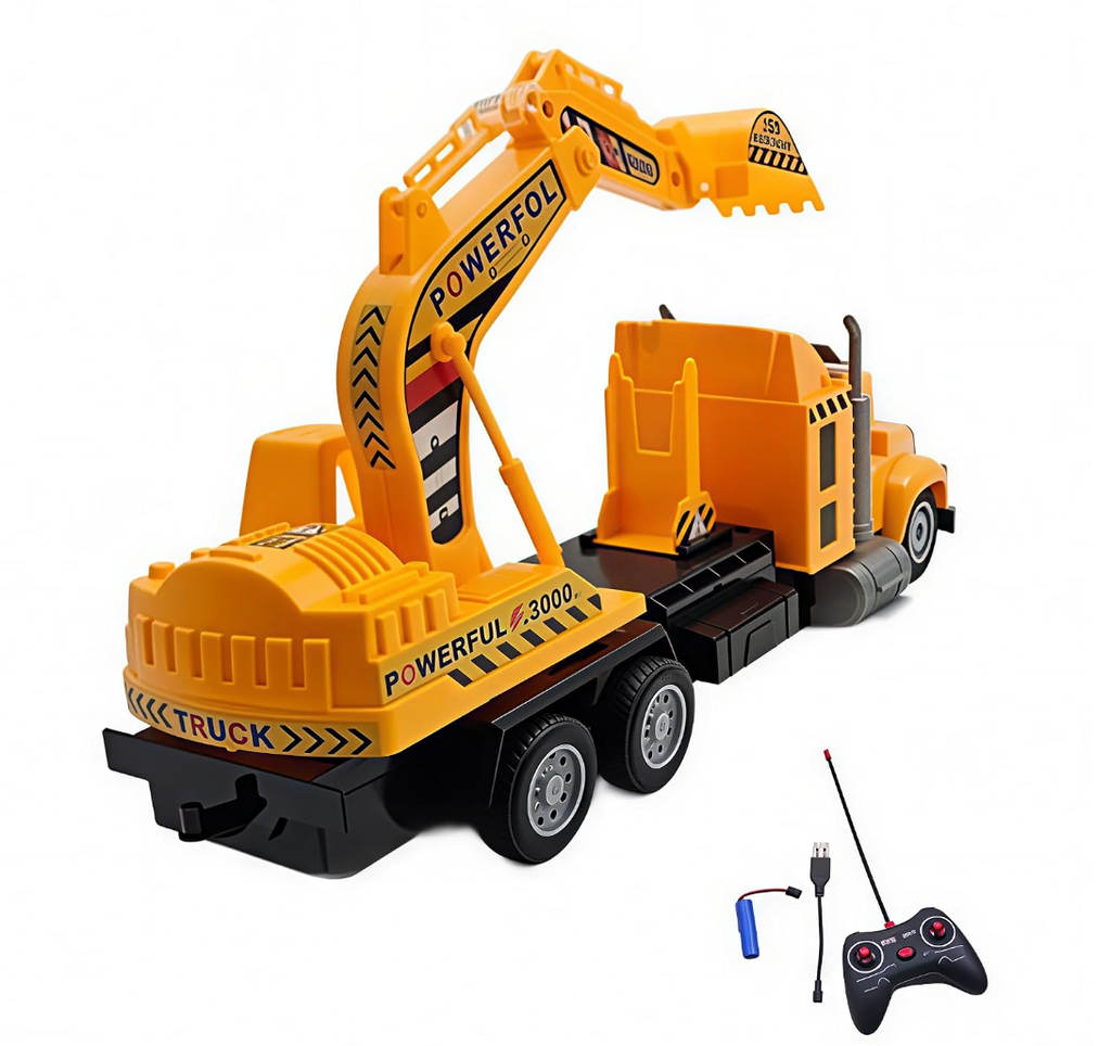 RC Crane Excavator Truck - Package View