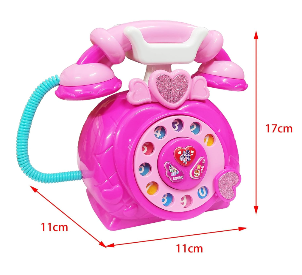 Telephone Toy Side View
