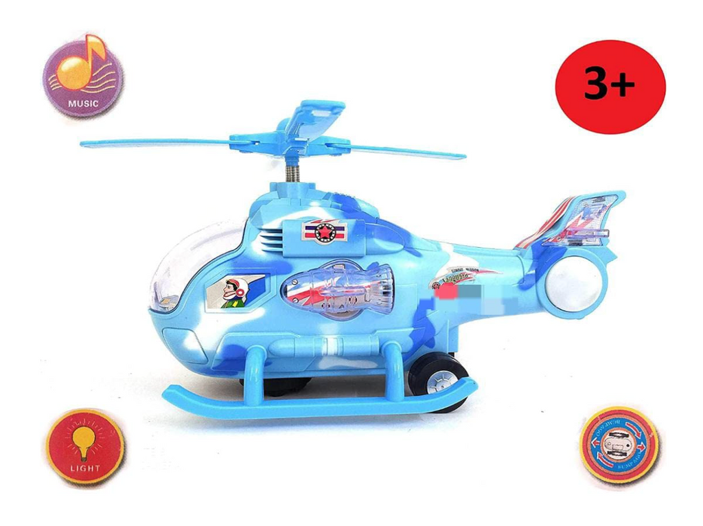 Battery Operated Helicopter Airplane - Detail View
