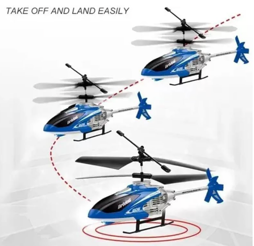 Velocity Mini RC Helicopter - Side View