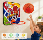 Basketball - Wall Mount Adjustable Basket Ball Kit for Kids, Basketball Hoop for Boys & Girls, Indoor and Outdoor Games