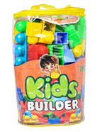 Kids Builder Set-2, Educational Building Blocks, Easy to Hold and Assemble, with Storage Bag, Age 3+ Year
