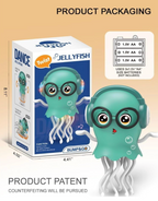 Light-Up Musical Jellyfish Toy – Crawling Sensor Jellyfish with Lights & Music for Kids | Blue & Beige