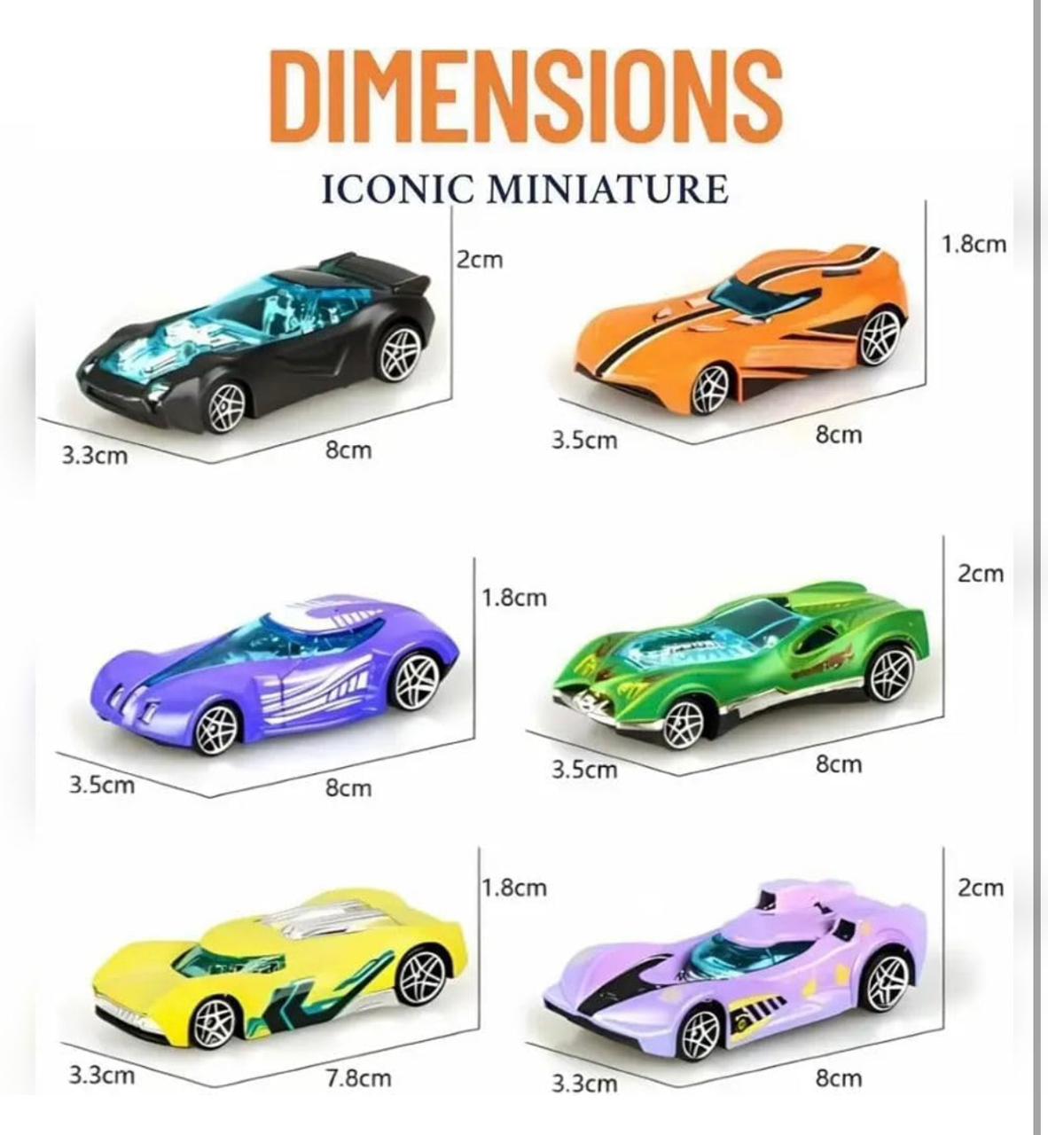 Color Shifters Alloy Die-Cast Cars – Set of 6 Colour Changing Hot Water Discoloration Race Cars | LDS Leqishi