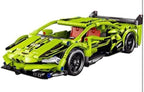 BG Come Alive Building Block Supercar – 439 Piece Pull-Back Technic Style Sports Car with Opening Hood & Doors | Model 60012