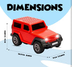 RC Jeep SUV with Spray Effect – 5-Function Radio Control Car with Glowing Headlights, Music & Anti-Skid Tyres |
