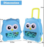 Dr. Owl Kids Doctor Play Set – Trolley Suitcase with 10+ Medical Accessories | Pretend Play Doctor Kit