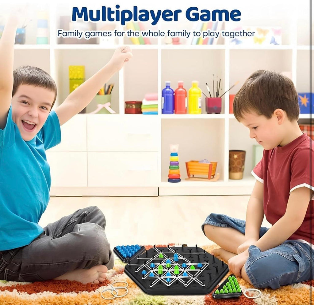 Puzzle Geometry Chess – Multiplayer Territory Strategy Board Game | Chain Chess for 2–4 Players | Ages 6+