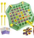 Memory Matching Board Game for Kids – 50+ Animal & Fruit Tiles with Sticker Sheets & Picking Sticks | Parent-Child Educational Game