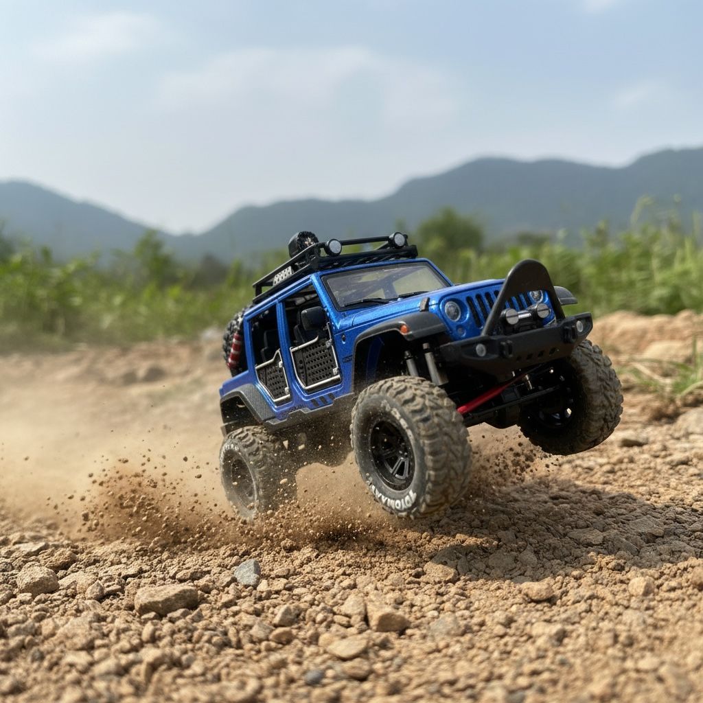 Conquer Any Terrain: 1/24 Die-Cast Extreme Off-Road Jeep