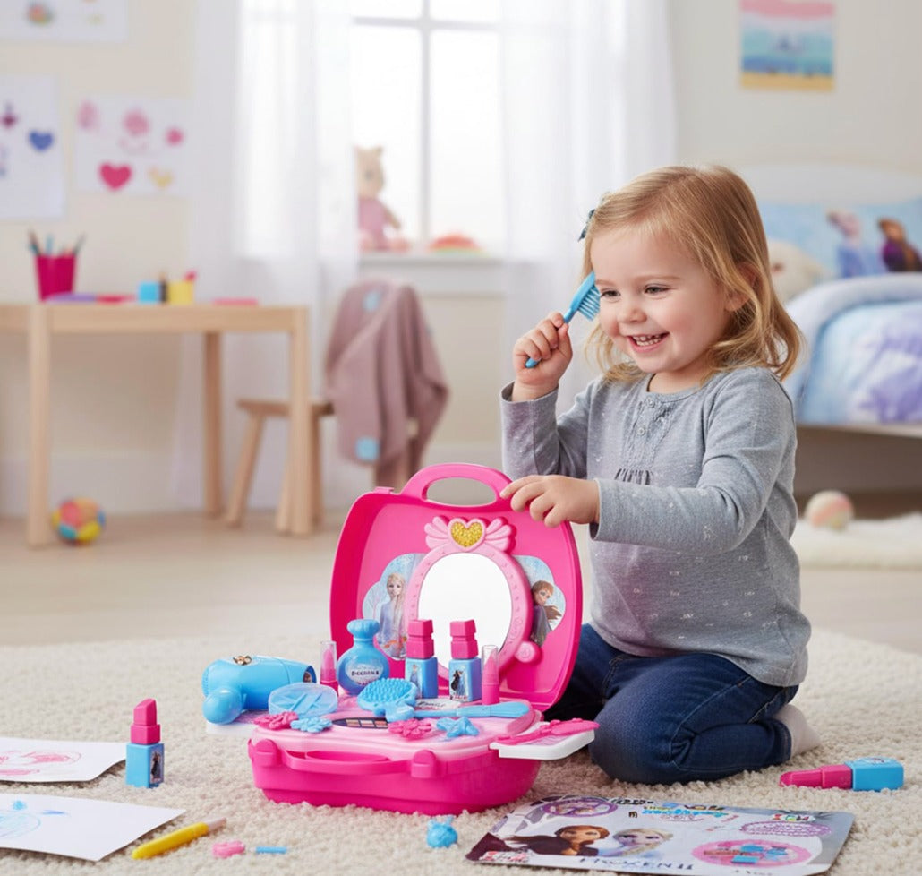 Frozen-Themed Kids Makeup & Dressing Table Set