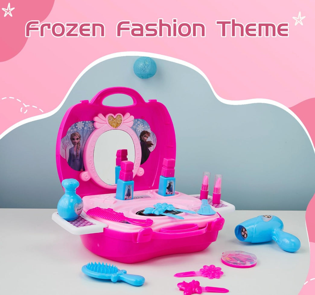Frozen-Themed Kids Makeup & Dressing Table Set
