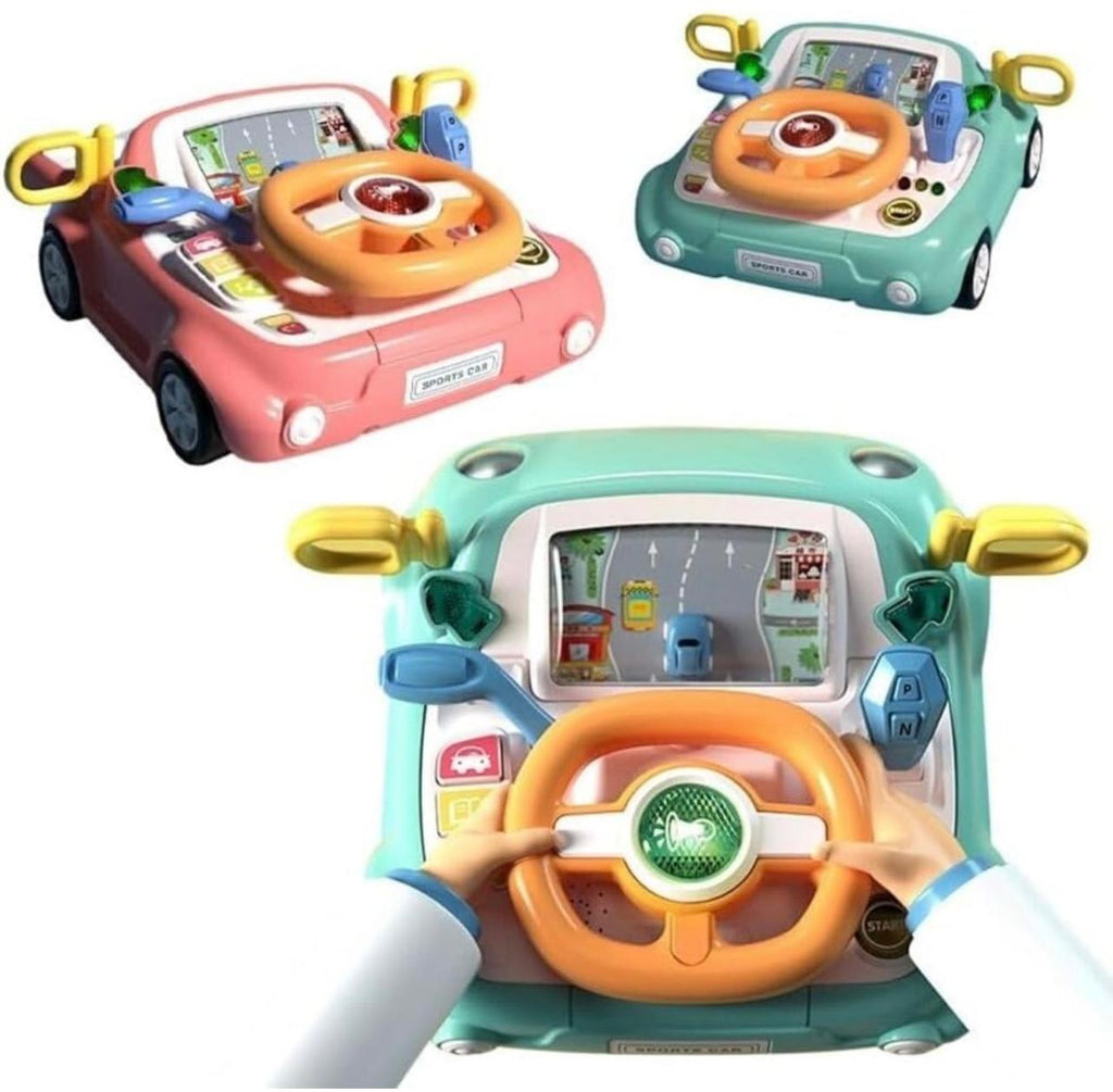 Kids Musical Steering Wheel Toy – Interactive Driving Simulator