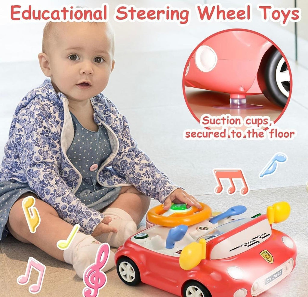 Kids Musical Steering Wheel Toy – Interactive Driving Simulator