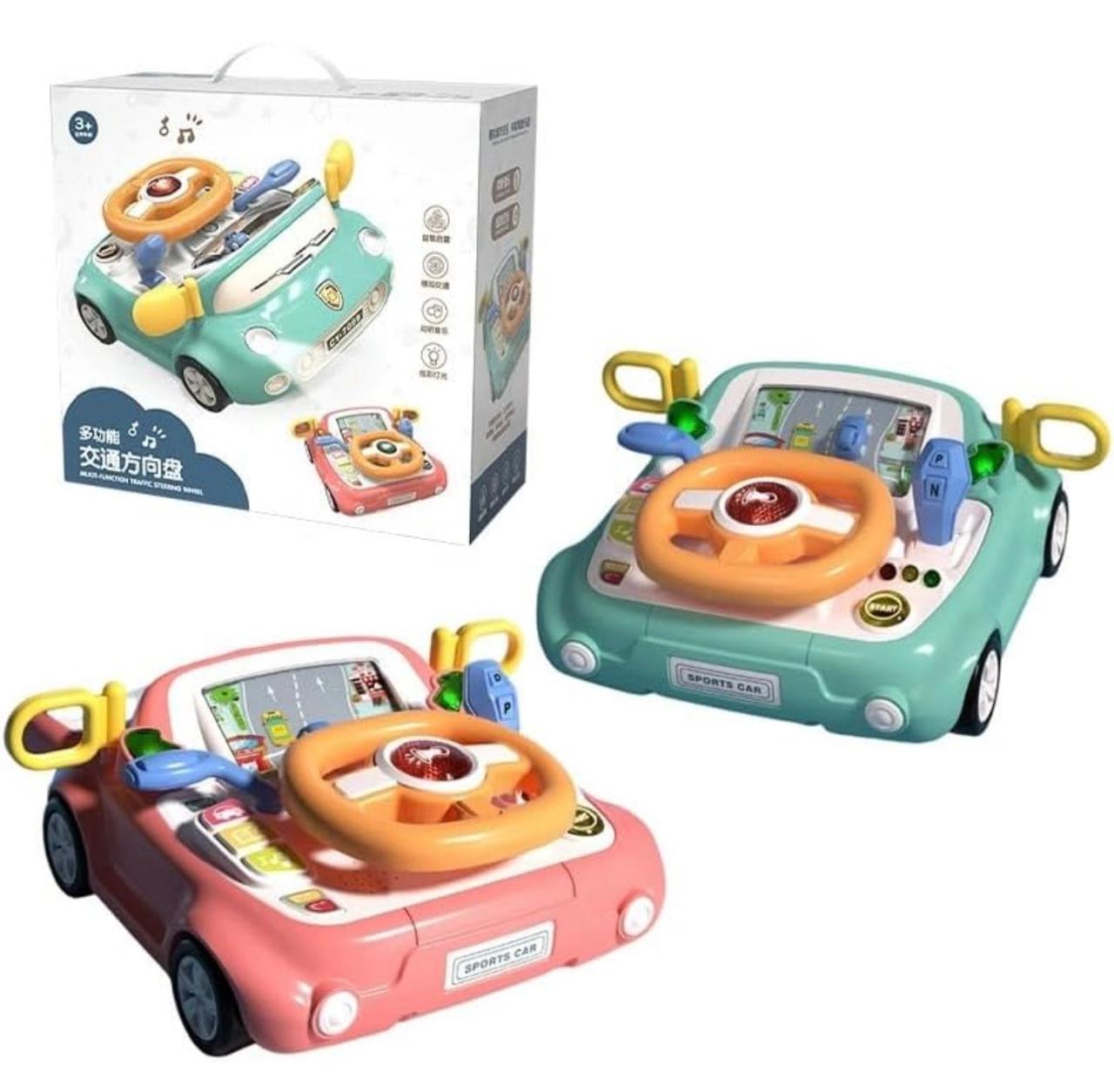 Kids Musical Steering Wheel Toy – Interactive Driving Simulator