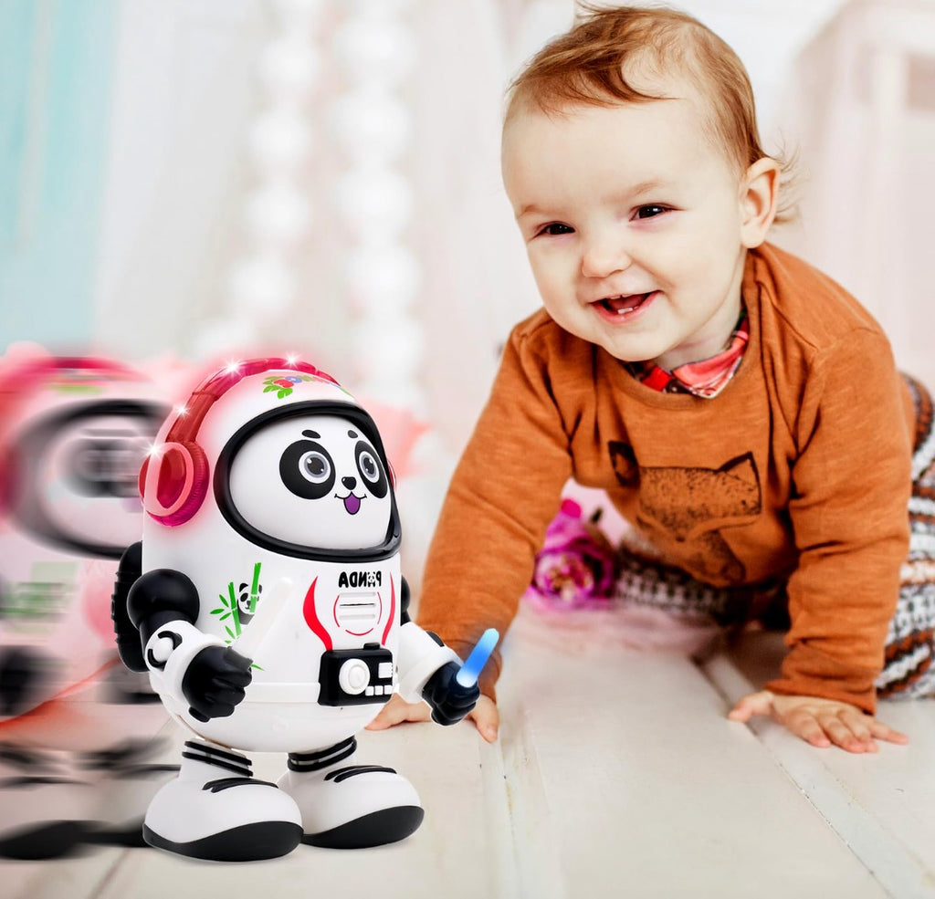 LED Musical Panda Robot Toy for Kids