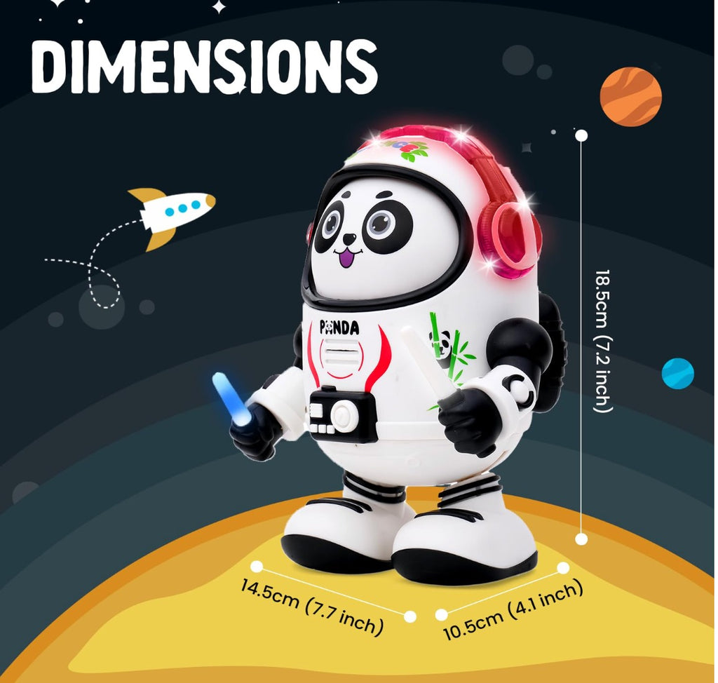 LED Musical Panda Robot Toy for Kids