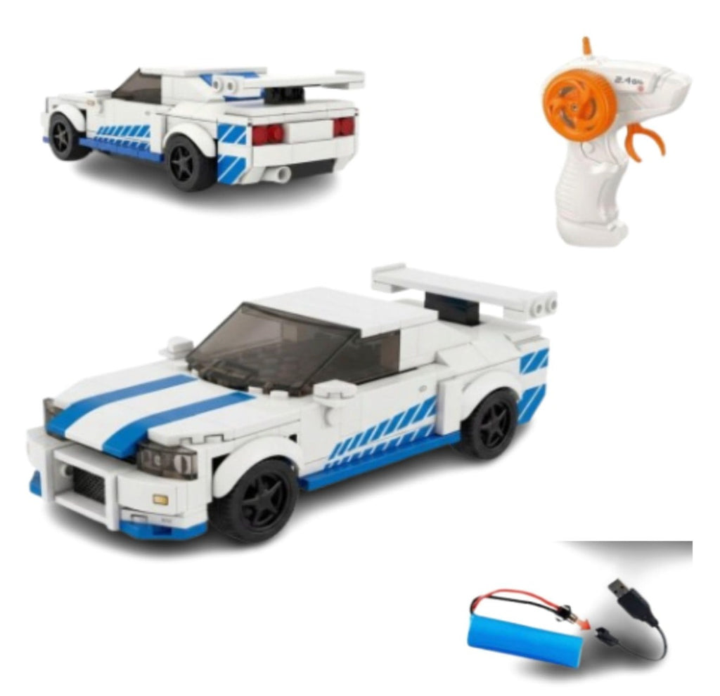 Block RC Car Building Kit (2.4GHz Remote Control, 231 PCS)