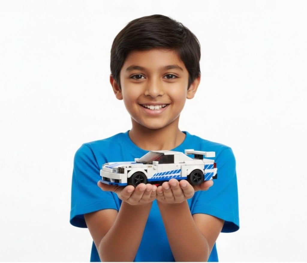 Block RC Car Building Kit (2.4GHz Remote Control, 231 PCS)
