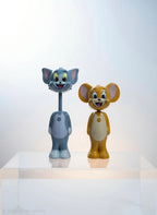 Famnest Joybox Tom & Jerry Kids Toothbrush with Ultra-Soft Bristles, Gentle Gum Care Manual Oral Hygiene Brush for Toddlers & Children (Ages 3+)(Pack of 2)