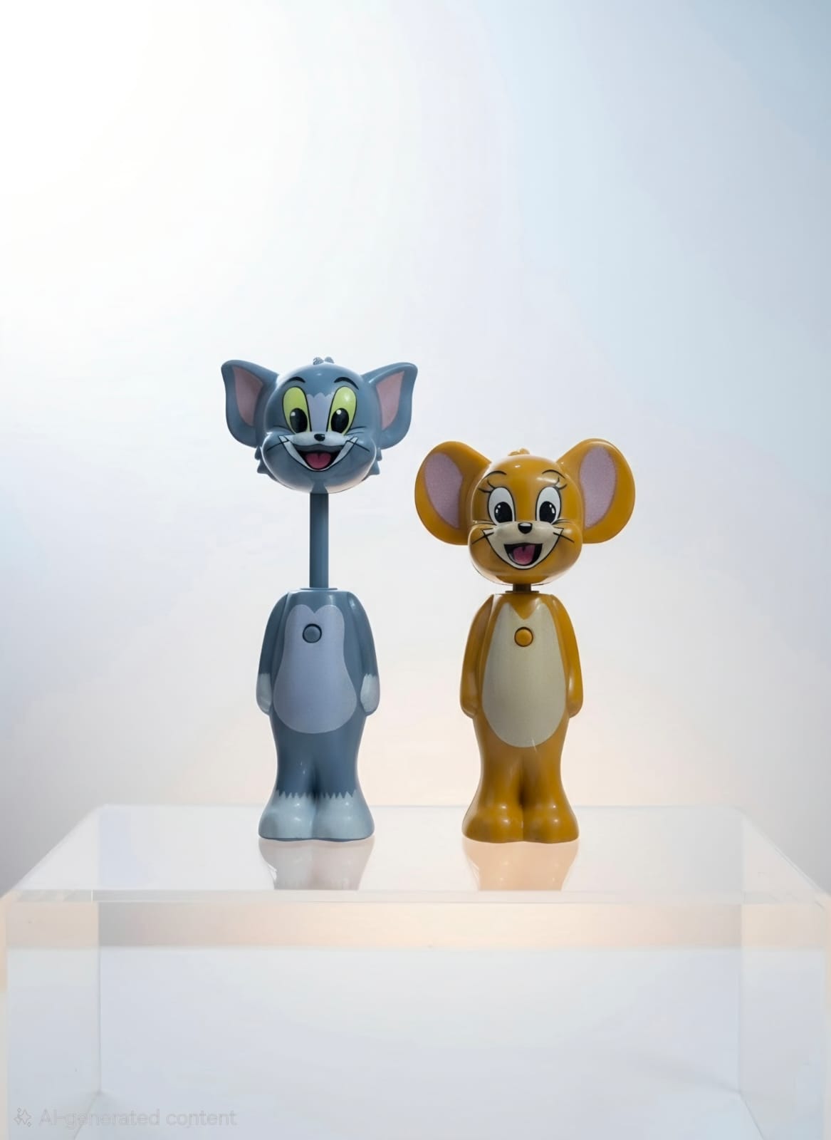 Famnest Joybox Tom & Jerry Kids Toothbrush with Ultra-Soft Bristles, Gentle Gum Care Manual Oral Hygiene Brush for Toddlers & Children (Ages 3+)(Pack of 2)