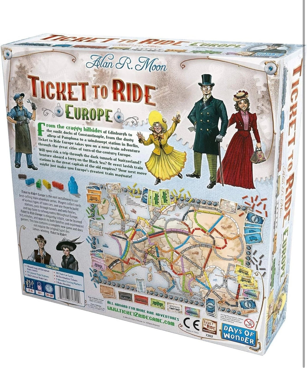 Ticket to Ride: Europe Board Game
