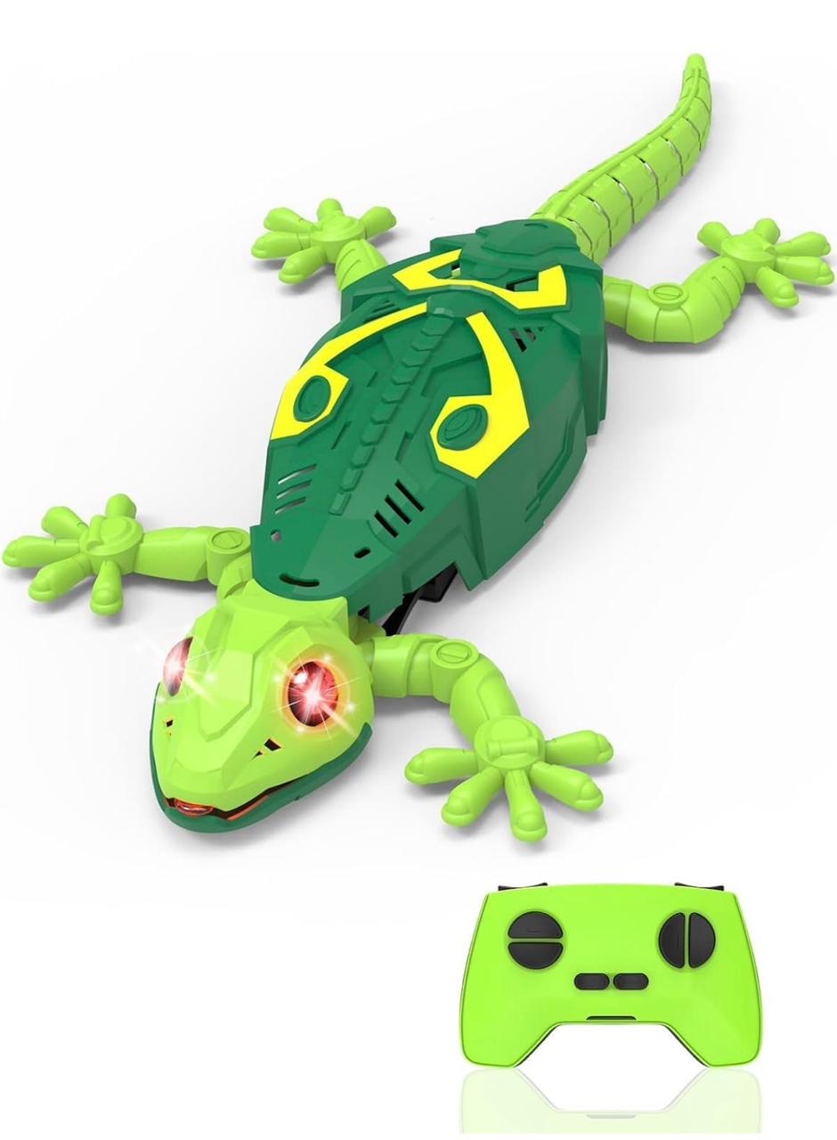 RC Robotic Lizard – Realistic Walking Reptile with Glowing Eyes & Remote Control